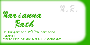 marianna rath business card